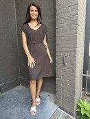 Jurk Iris Bruin