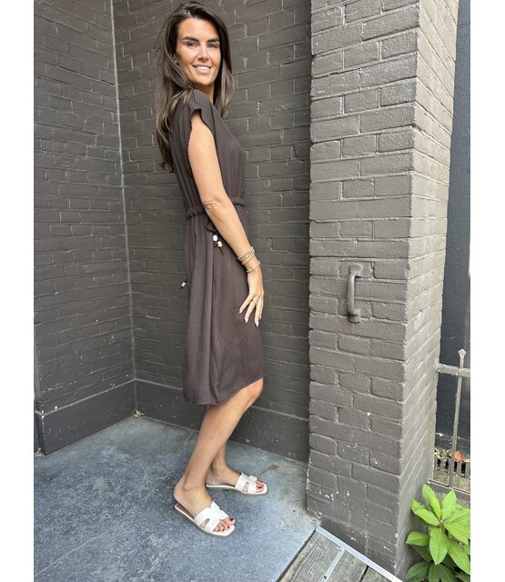 Jurk Iris Bruin