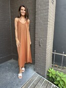 Jurk Metallic Terra