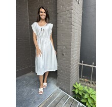 Jurk Ruffle Beige