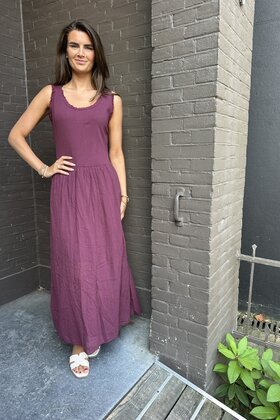 Jurk Marscha Bordeaux