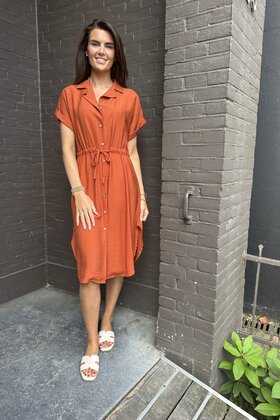 Jurk Sonja Terracotta