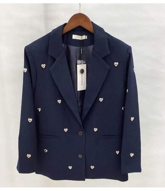 Blazer Hearts Donkerblauw