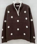 Trui Dots Bruin