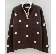 Trui Dots Bruin