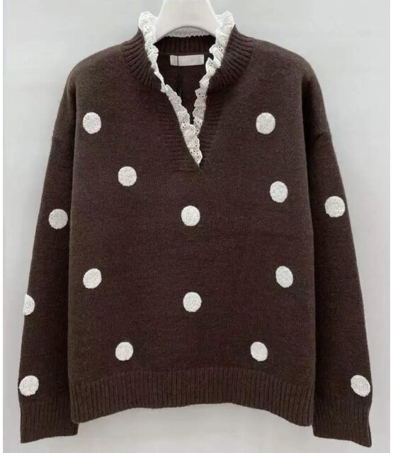 Trui Dots Bruin