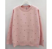 Trui With Love Roze