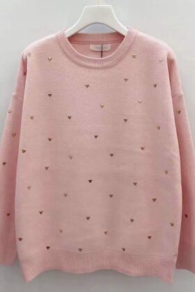Trui With Love Roze