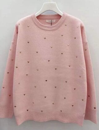Trui With Love Roze
