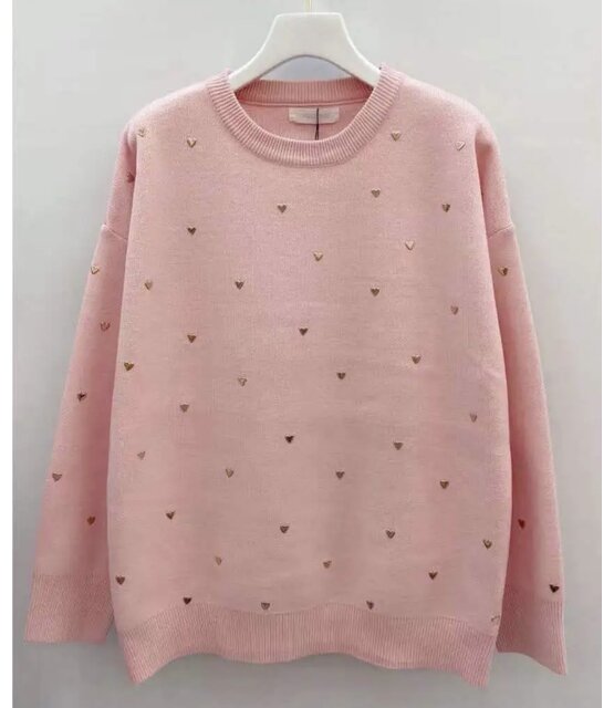 Trui With Love Roze