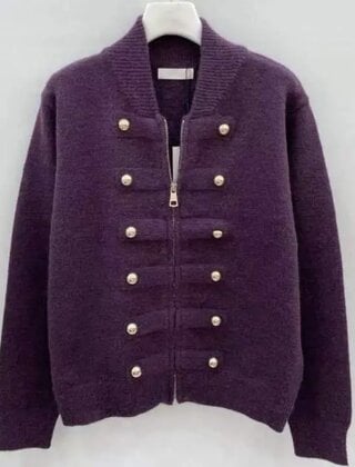 Vest Larissa Aubergine