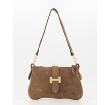 Tas Burnley suede taupe