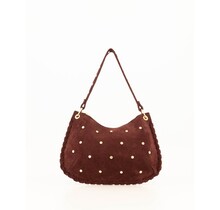 Tas Casey Suede bordeaux