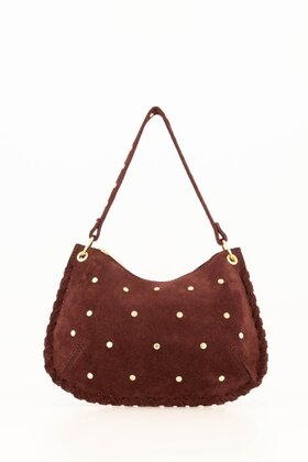 Tas Casey Suede bordeaux