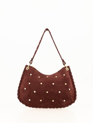 Tas Casey Suede bordeaux