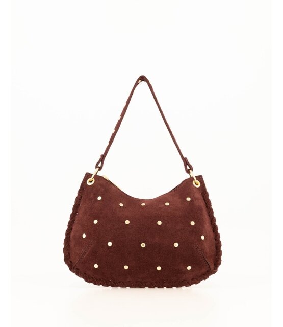 Tas Casey Suede bordeaux