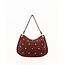Tas Casey Suede bordeaux