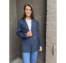 Blazer Hearts Donkerblauw