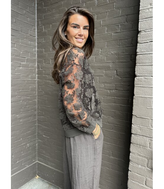 Jas Bomber Kant Bruin