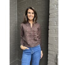 Vest Larissa Bruin