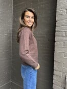 Vest Larissa Bruin