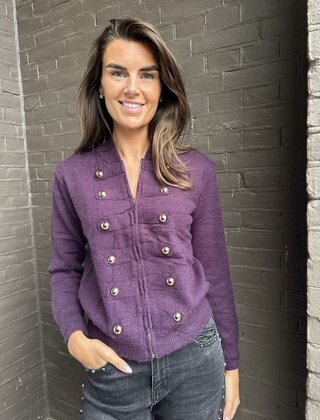 Vest Larissa Aubergine