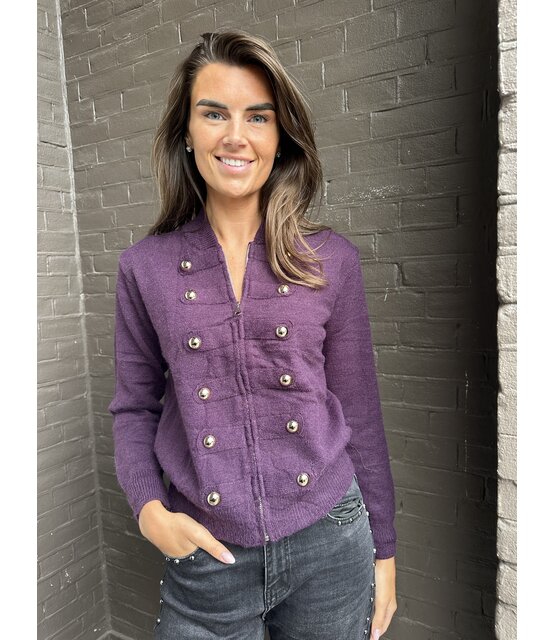 Vest Larissa Aubergine