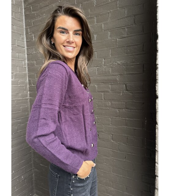 Vest Larissa Aubergine