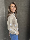 Trui Dots Beige