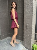 Playsuit Manon bordeaux