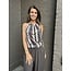 Top Halter Bianca Zwart