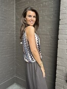 Top Halter Bianca Zwart