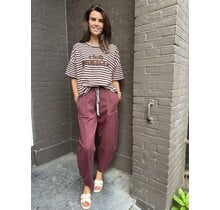 Broek Balloon Kim Bordeaux