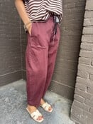 Broek Balloon Kim Bordeaux