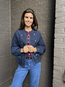 Jas Laura blauw