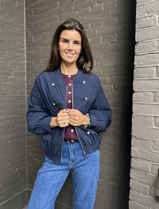 Jas Laura blauw