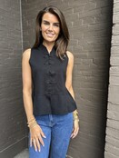 top Shirley zwart