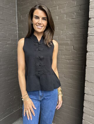 top Shirley zwart