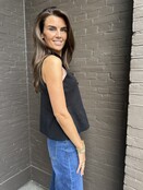 top Shirley zwart