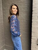 Vest Roos Donkerblauw