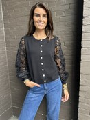 Vest Roos Zwart