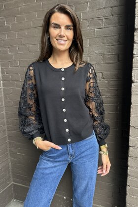Vest Roos Zwart