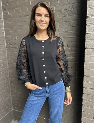 Vest Roos Zwart