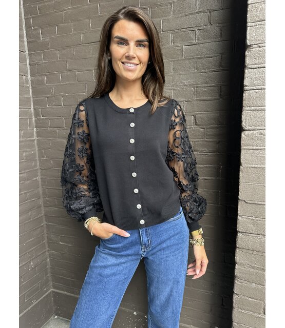 Vest Roos Zwart