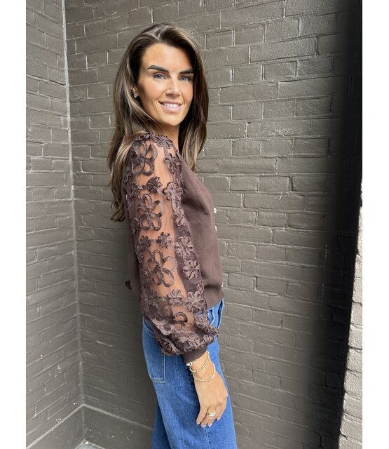 Vest Roos bruin