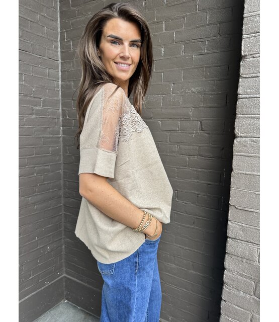 Trui Lieve Taupe