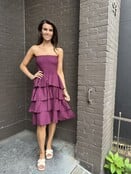 Jurk Marije Bordeaux
