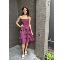 Jurk Marije Bordeaux