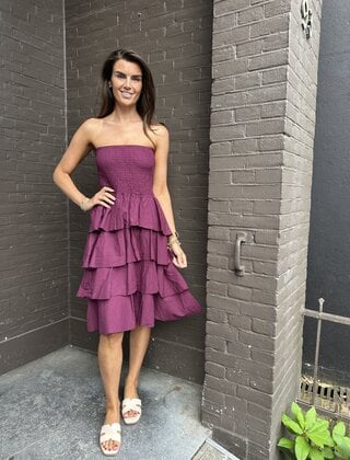 Jurk Marije Bordeaux