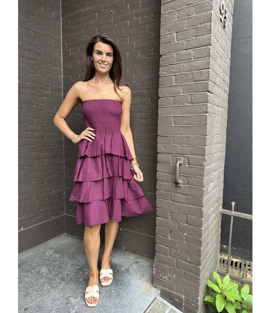 Jurk Marije Bordeaux